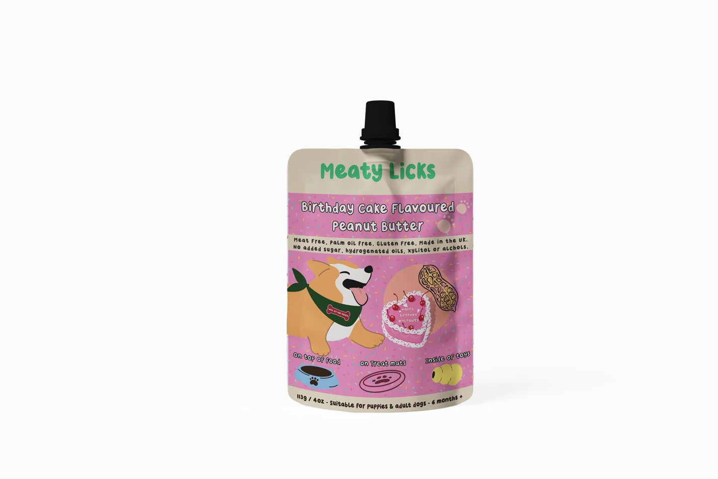 Peanut butter  pouches 113g