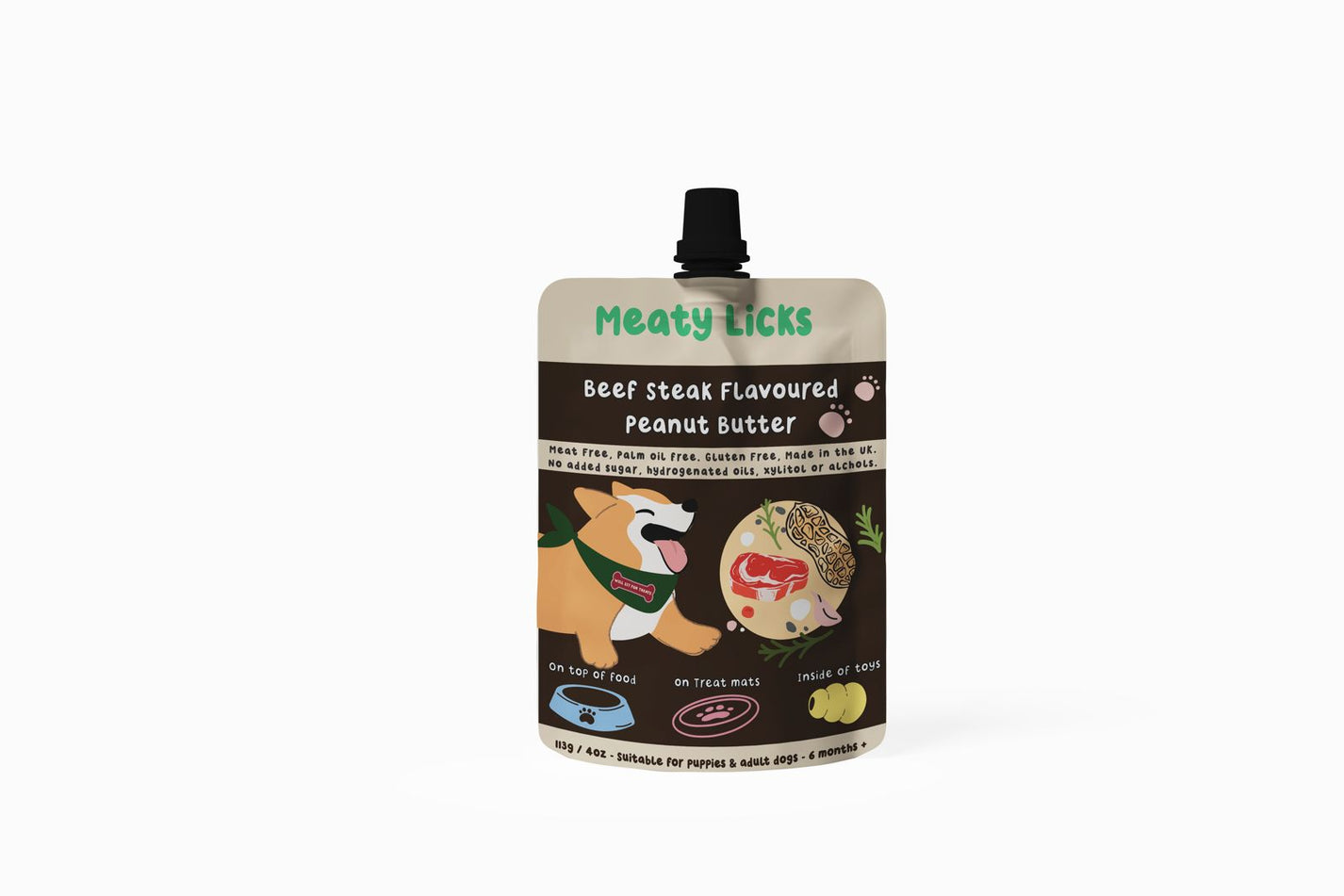 Peanut butter  pouches 113g