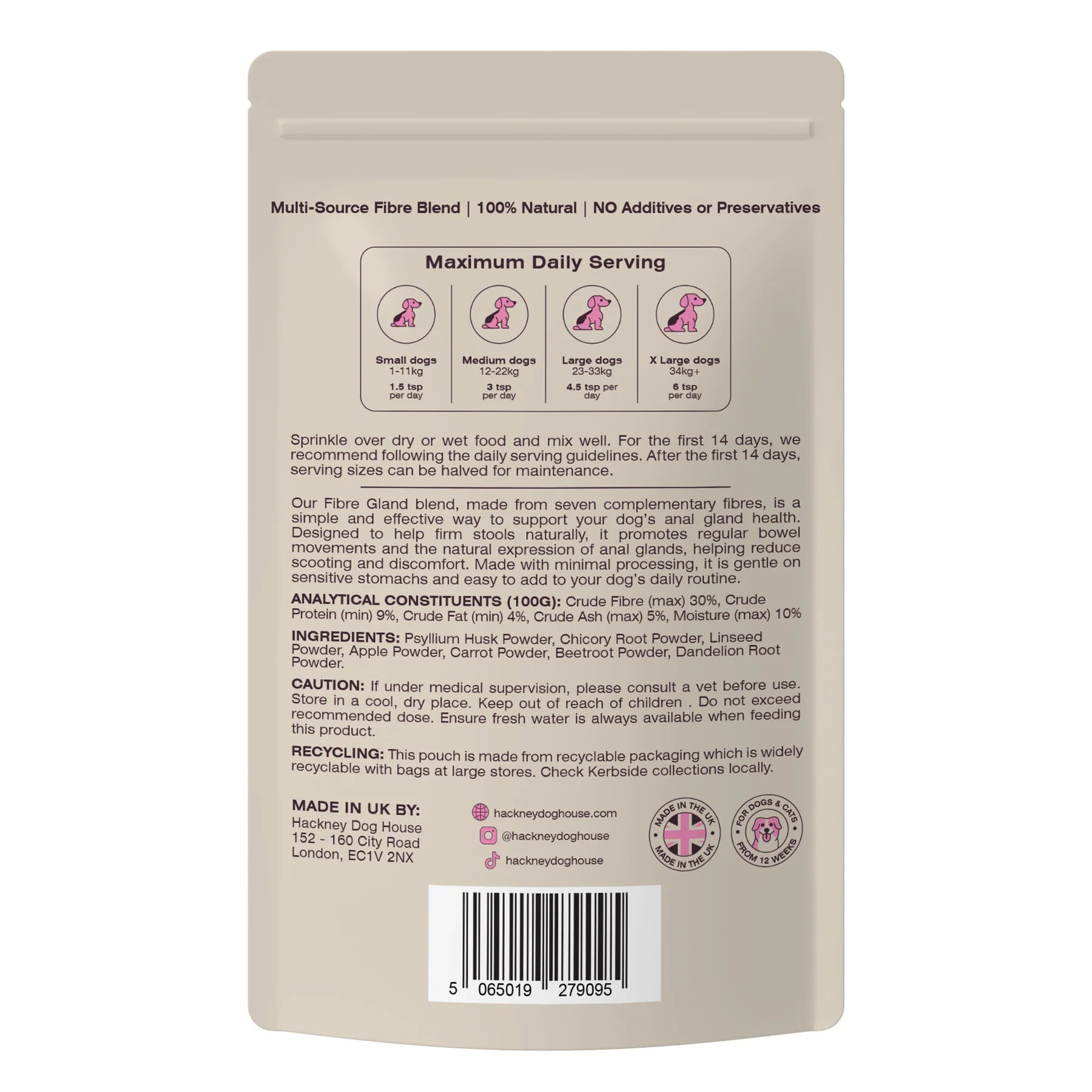 🌿 Fibre Gland: Gentle Daily Anal Gland Support