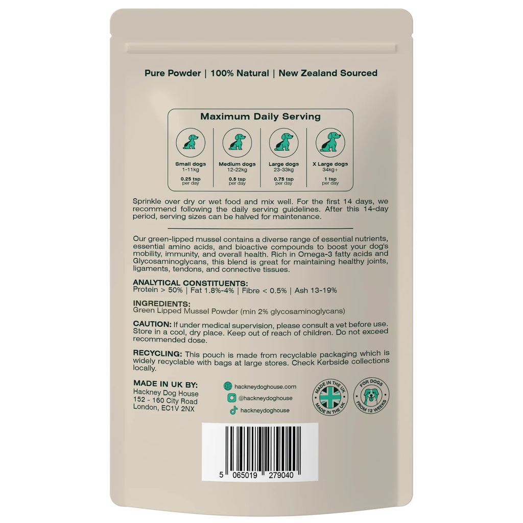 🦪 Green Lipped Mussel: Natural Joint & Mobility Support