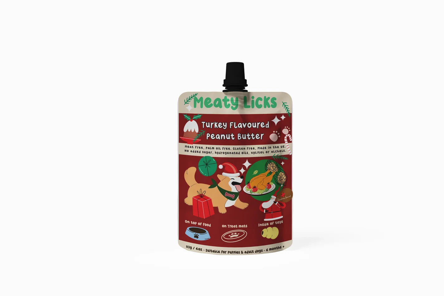 Peanut butter  pouches 113g